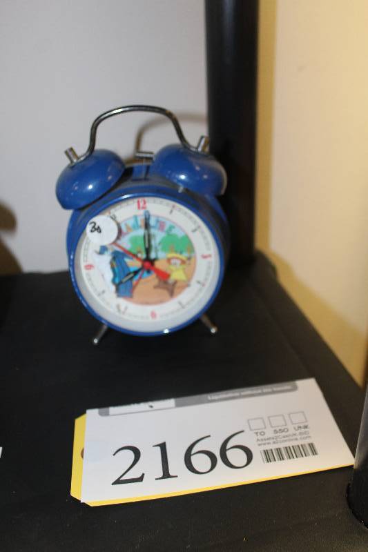 lot 2166 image: Madeline Battery Operated Alarm Clock
