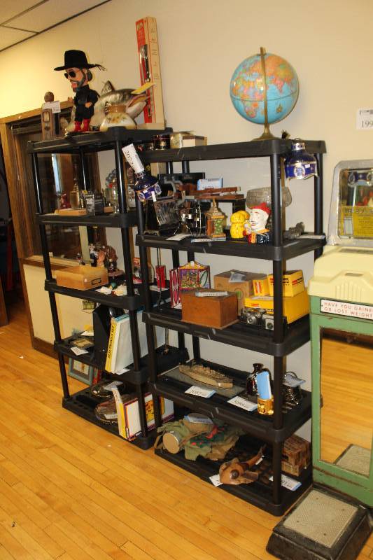 lot 1997 image: Lot of (3) 4,5-Shelf Display Racks