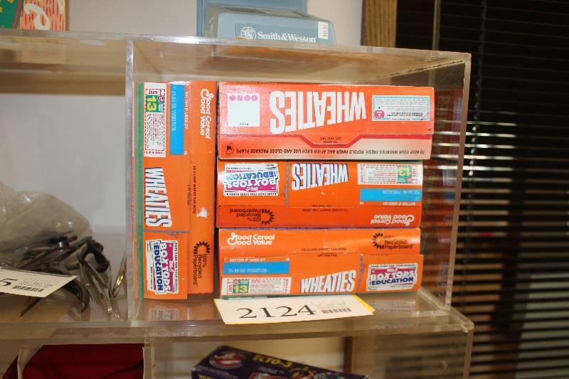 lot 2124 image: Lot of (4) Boxes of Wheaties Cereal