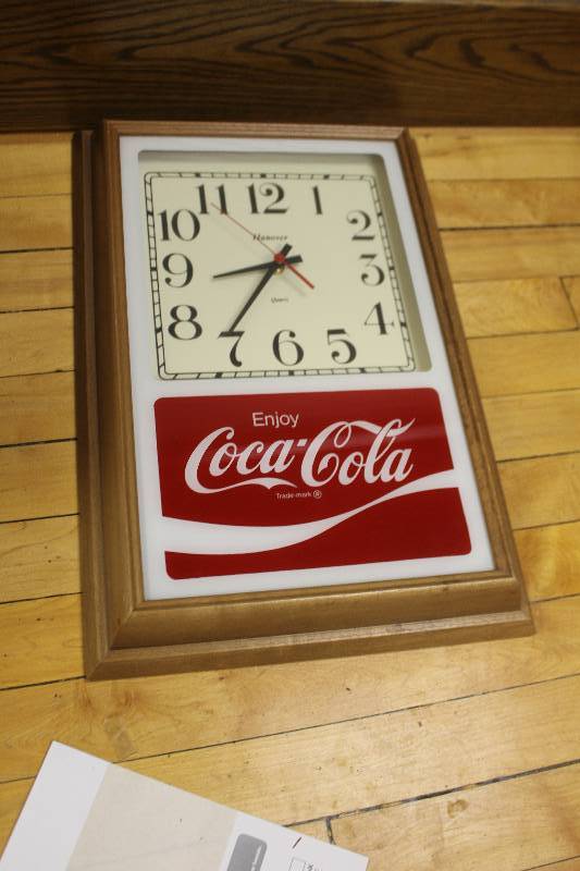 lot 2027 image: Coca-Cola Wall Clock