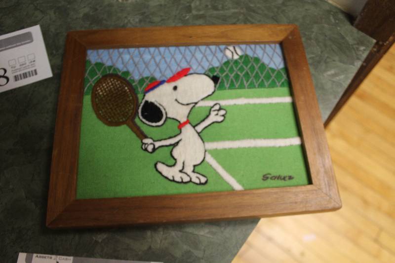 lot 2118 image: Snoopy by Schulz Framed Wall Art
