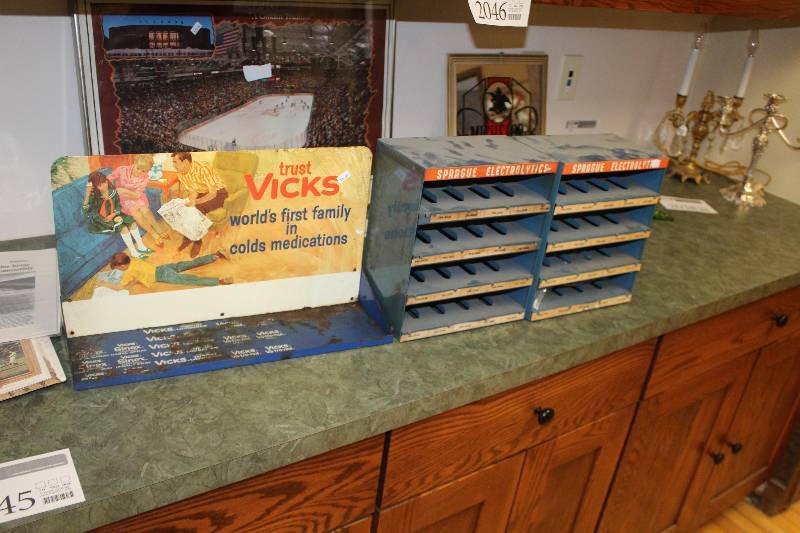 lot 2045 image: Lot of (3) Metal Storage Bins