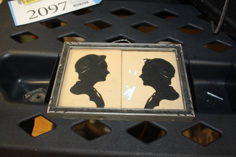 lot 2098 image: Silhouette Framed Wall Art