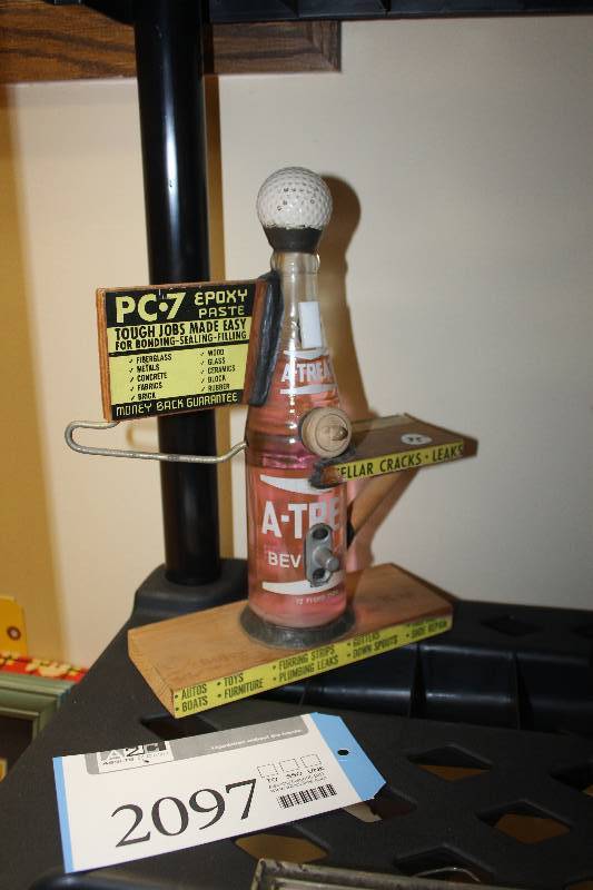 lot 2097 image: PC7 Epoxy Paste Table Art
