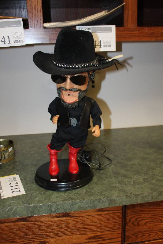 lot 2112 image: Hank Williams Jr. Figurine