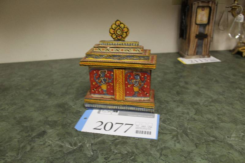 lot 2077 image: Mural Cabinet