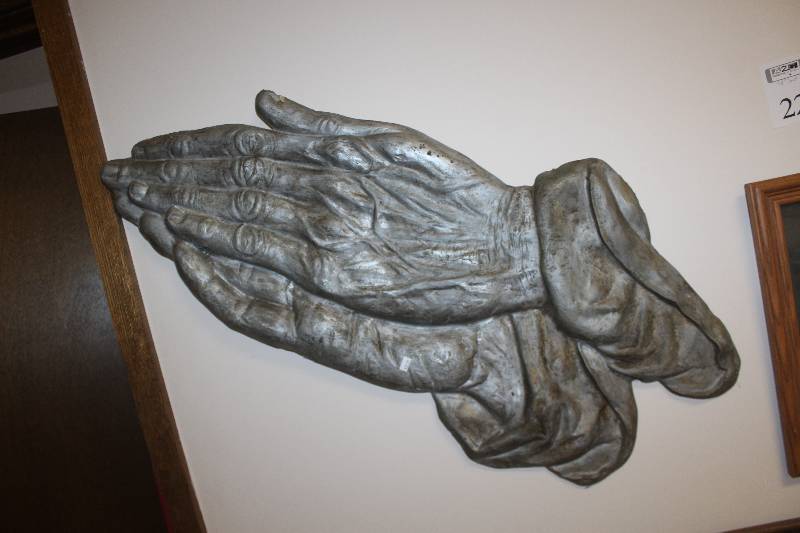 lot 2246 image: Ceramic Prayer Hands
