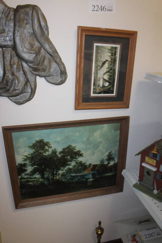 lot 2247 image: Lot of (2) Framed Wall Art