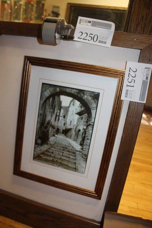 lot 2251 image: Framed Matted Picture