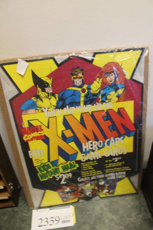 lot 2359 image: X-Men Comics Hero Cards
