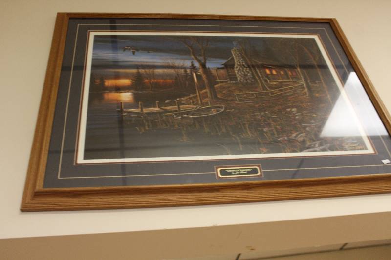 lot 2267 image: Complete Serenity by Jim Hansel #34134780 Signed Numbered Framed Matted Wall Art
