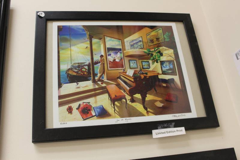 lot 2271 image: Jere de Vaques By Orlando #8500 Framed Limited Edition Print