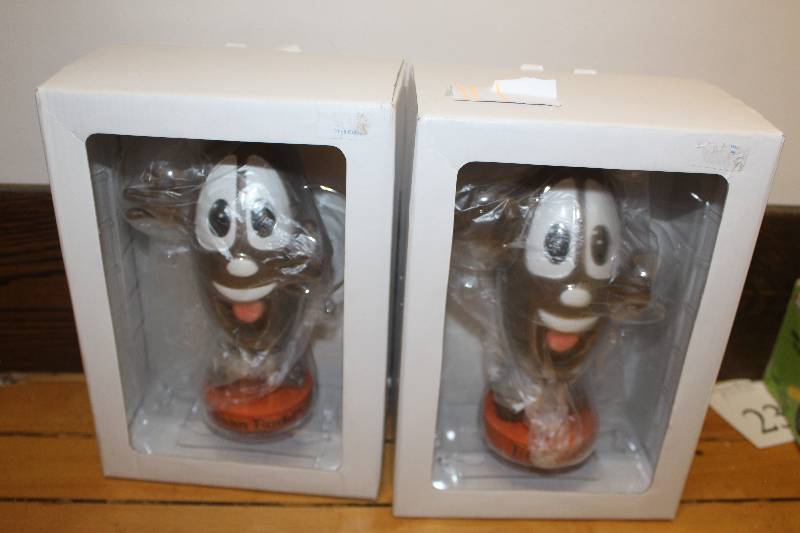 lot 2377 image: Lot of (2) Bean Buddy Figurines