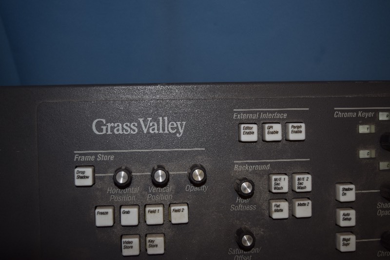 lot 33 image: Grass Valley Model 2200 Component Video Digital Switcher