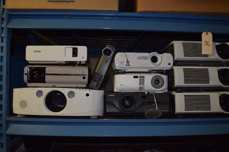 lot 36 image: Huge Lot of Miscellaneous ComputerVideo Projectors - Parts & Repairables