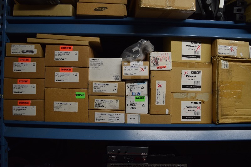 lot 56 image: Large, 8 Shelf-Lot of Miscellaneous Pro Audio & Video Items