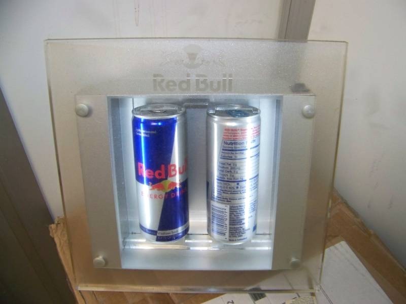 lot 70 image: Red Bull, Lighted Display Case