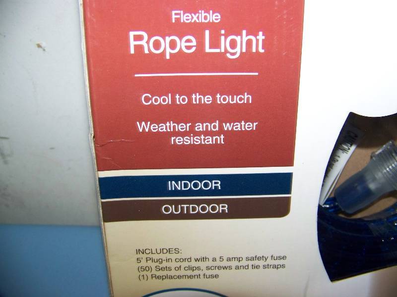 lot 72 image: Patriot Lighting, 48, Flexible Rope Light, Blue - NEW IN BOX