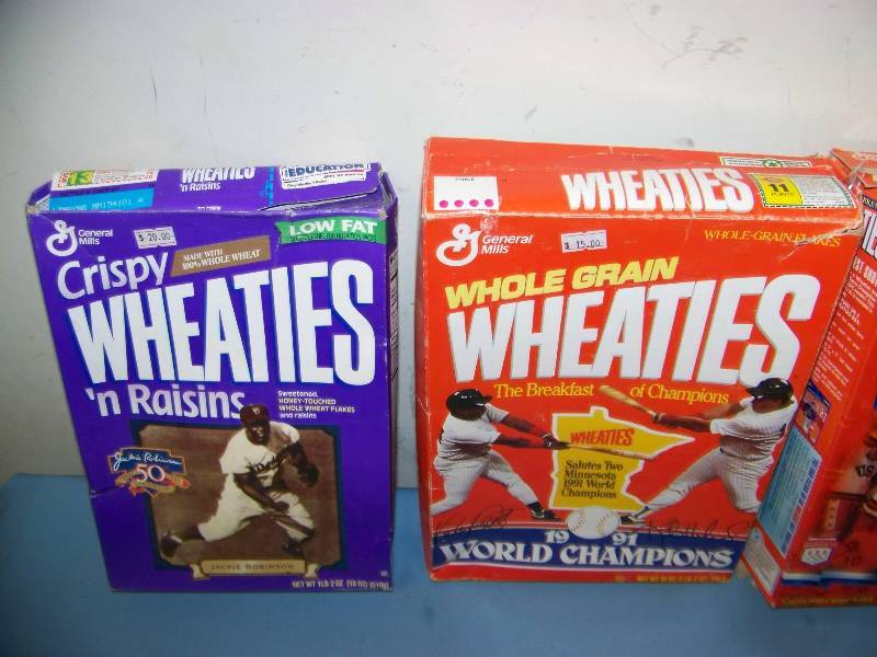 lot 77 image: OldCollectible, Wheaties, Cereal Boxes