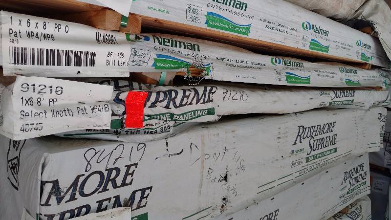 1x6x8 Ponderosa Pine Tongue and Groove