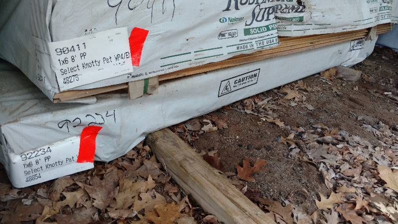 1x6x8 Ponderosa Pine Tongue and Groove