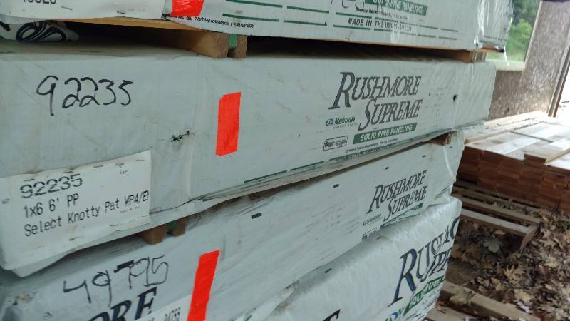 1x6x6 Ponderosa Pine Tongue and Groove