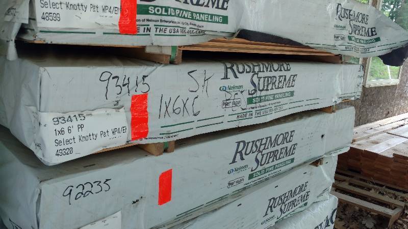 1x6x6 Ponderosa Pine Tongue and Groove