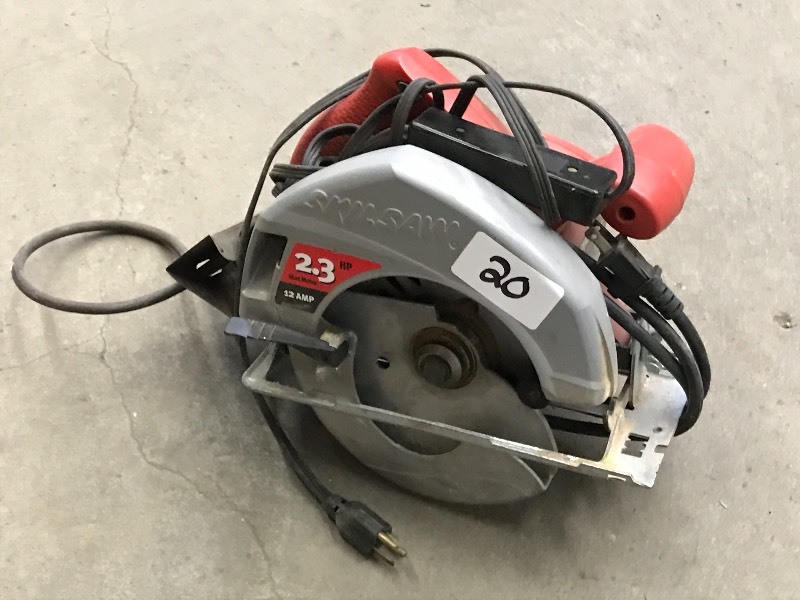 lot 20 image: Skilsaw 7.25 Circular Saw, Works ...