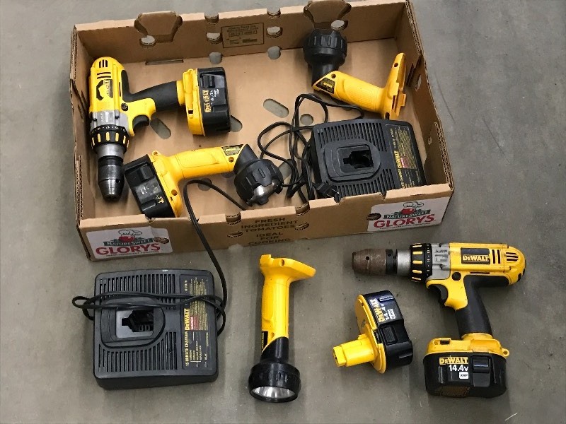 lot 50 image: Lot Of Assorted DeWalt Cordless Too...