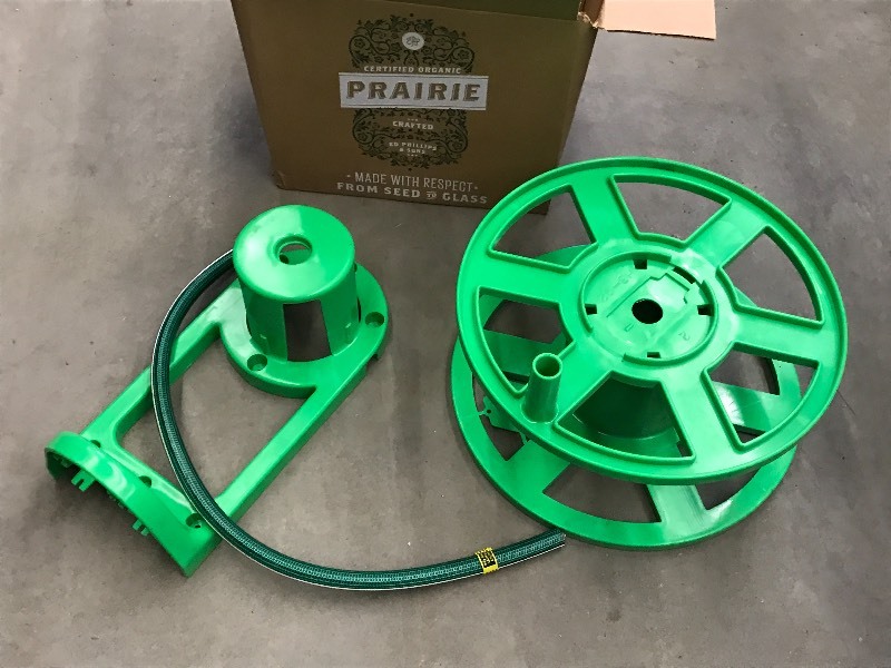 lot 57 image: Wall-Mount Hose Reel Set, Unused ...