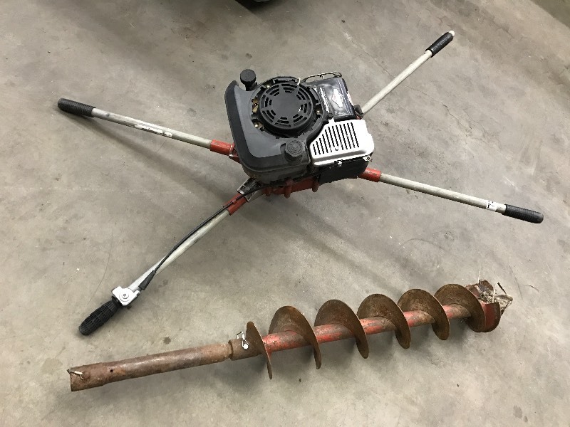 lot 72 image: General 330 Two-Man Hole Digger W...