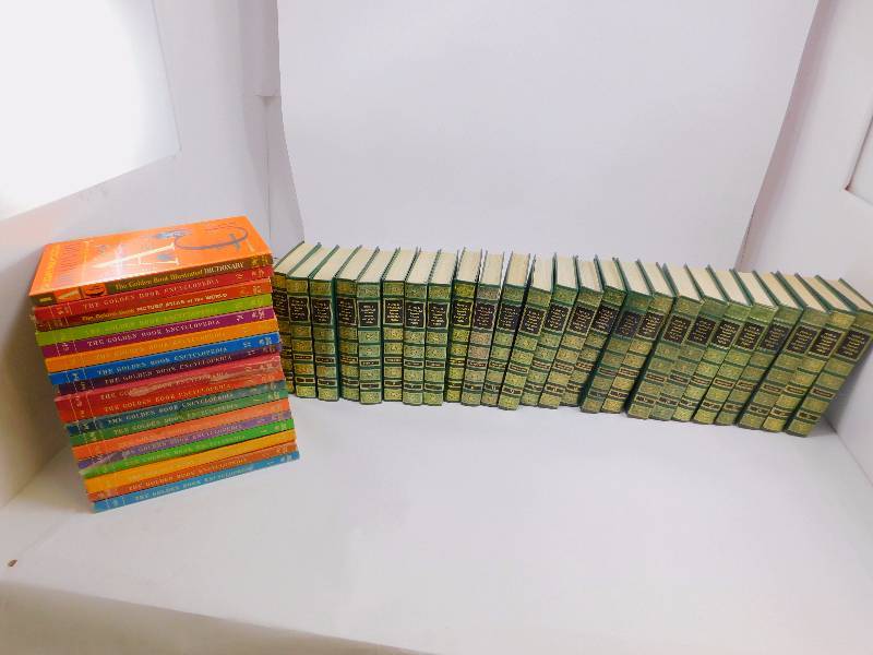 lot 53 image: Lot of (2) Complete Sets of Vintage Encyclopedias