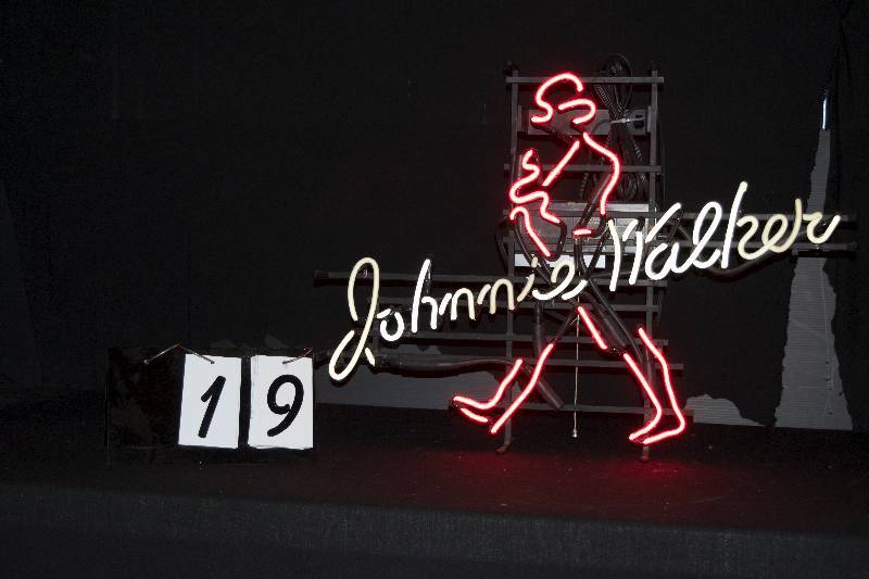 lot 19 image: Johhnie Walker neon (rare liquor sign)