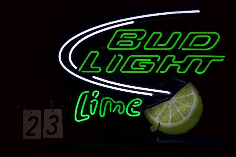 lot 23 image: Bud Light Lime, neon