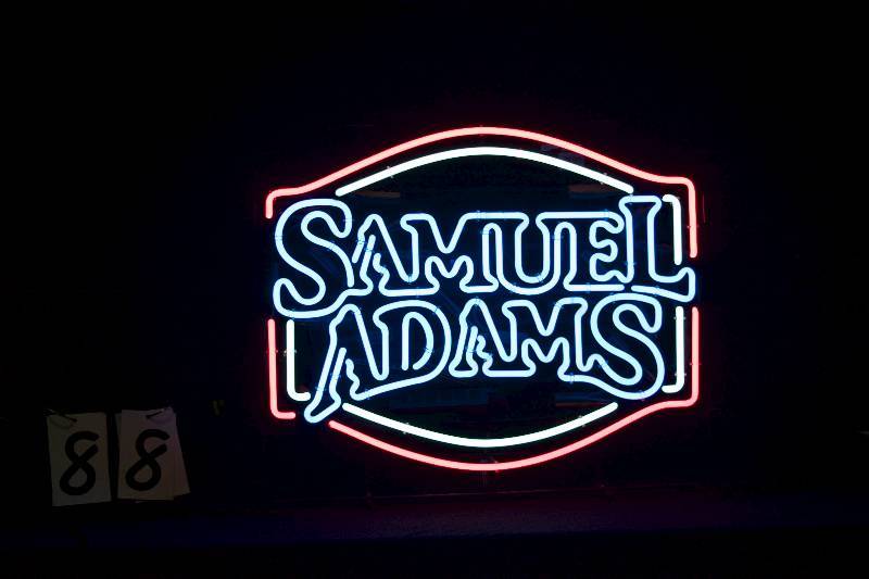 lot 88 image: Samuel Adams neon sign