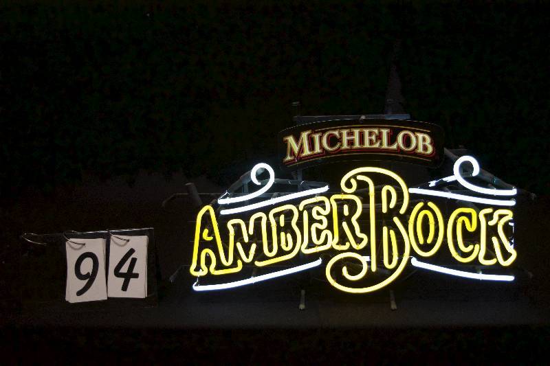 lot 94 image: Michelob Amber Bock neon sign
