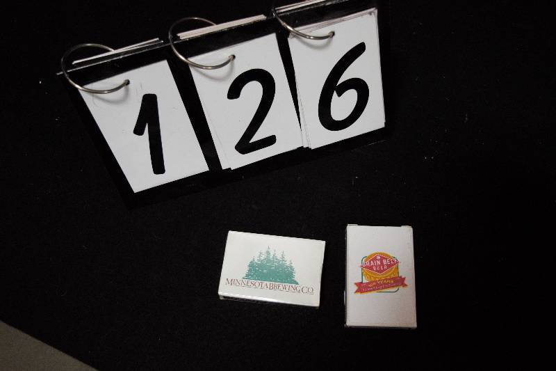 lot 126 image: 2 deck of unused playing cards Grain Belt Beer and Minnesota Brewing Company