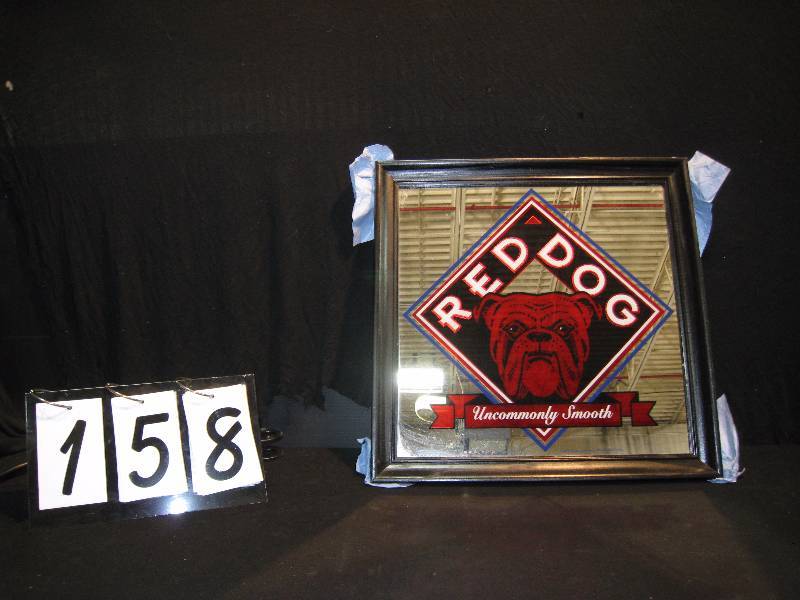 lot 158 image: Red Dog Beer mirror, brand new in box NIB