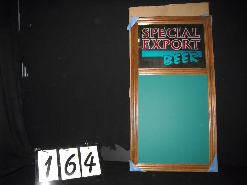 lot 164 image: Special Export mirror  chalkboard (NOS, in box, never used)