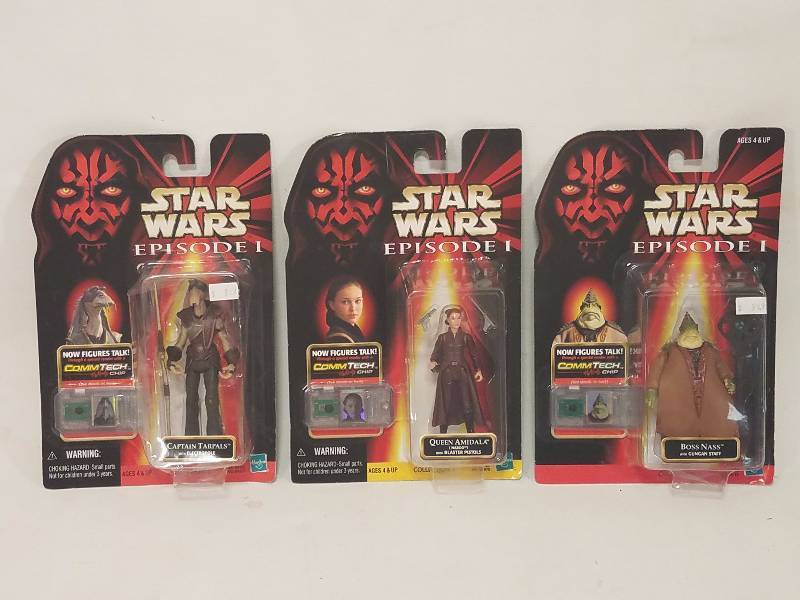 lot 24 image: Star Wars Collectible Figures NIB lot #9