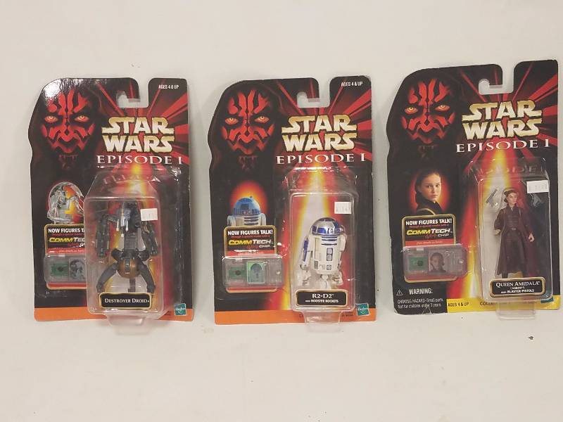 lot 27 image: Star Wars Collectible Figures NIB lot #12