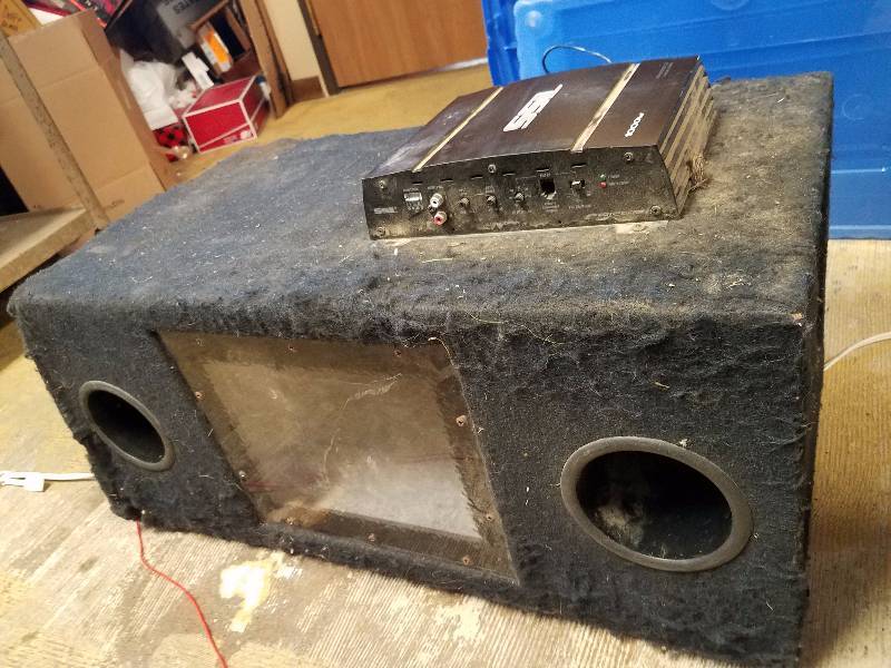 lot 58 image: Subwoofer Box with SSL 1000W Amp