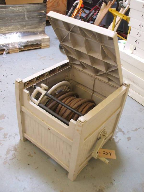 HOSE REEL ENCLOSURE WITH  HOSE