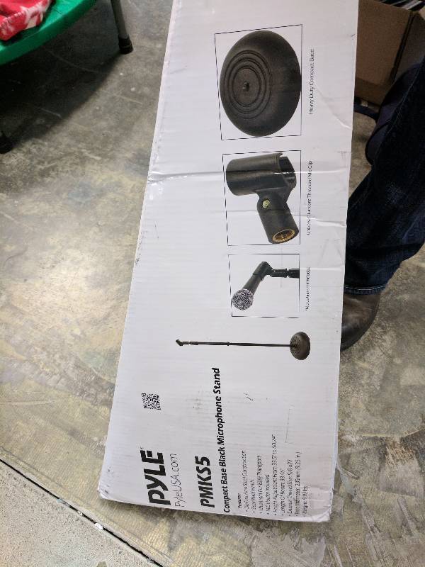 lot 259 image: Pyle Pro Compact Base Microphone Stand