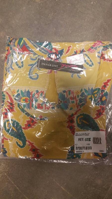 lot 125 image: SWAK Womens Plus Sylvia Top Multi Print - 3X