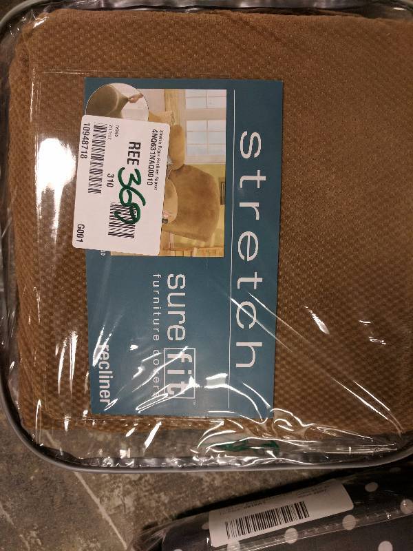 lot 369 image: Sure Fit Stretch Pique Recliner Slipcover Antique