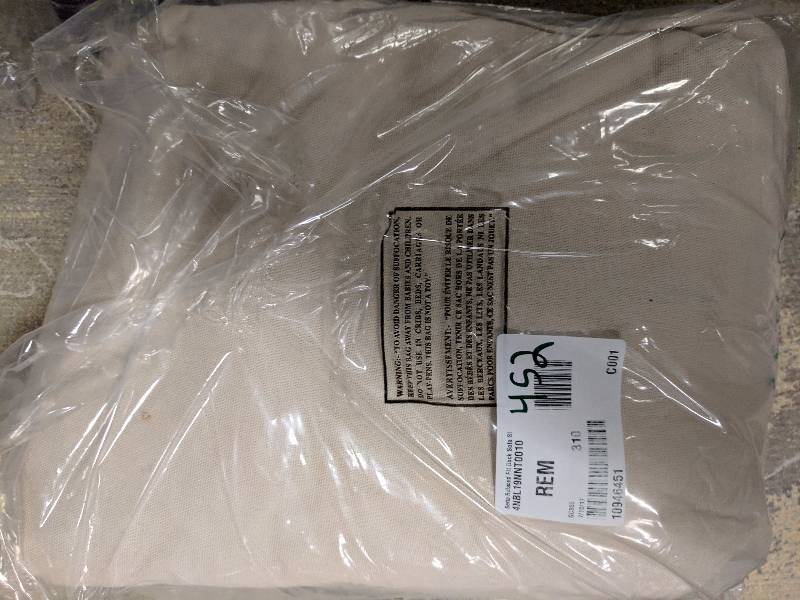 lot 452 image: Serta Relaxed Fit Cotton Duck Sofa Slipcover Natural