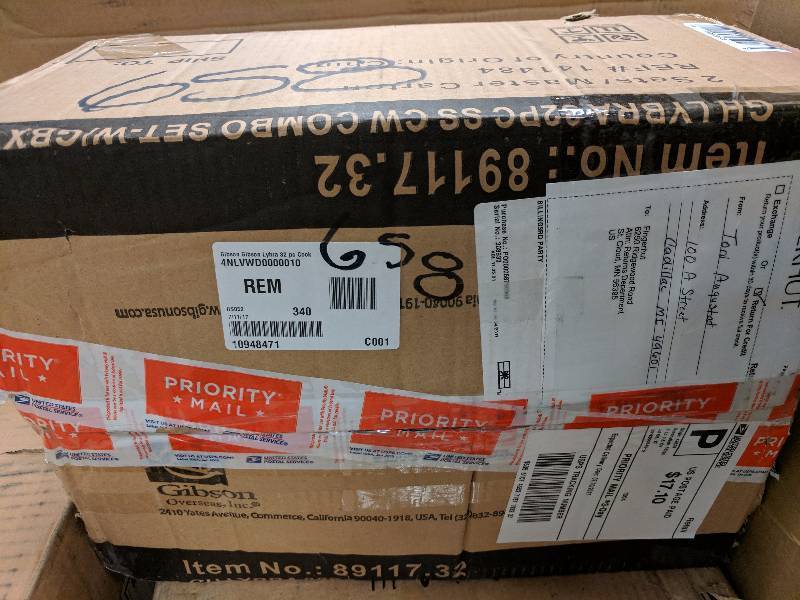 lot 658 image: Gibson Lybra 32-Pc. Nonstick Stainless Steel Cookware Combo Set - Silvertone