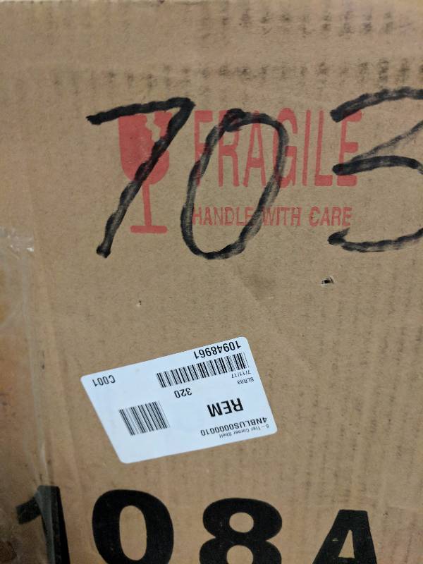 lot 703 image: MegaHome Furniture 5-Tier Corner Shelf