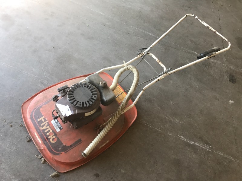 Old flymo online lawnmower